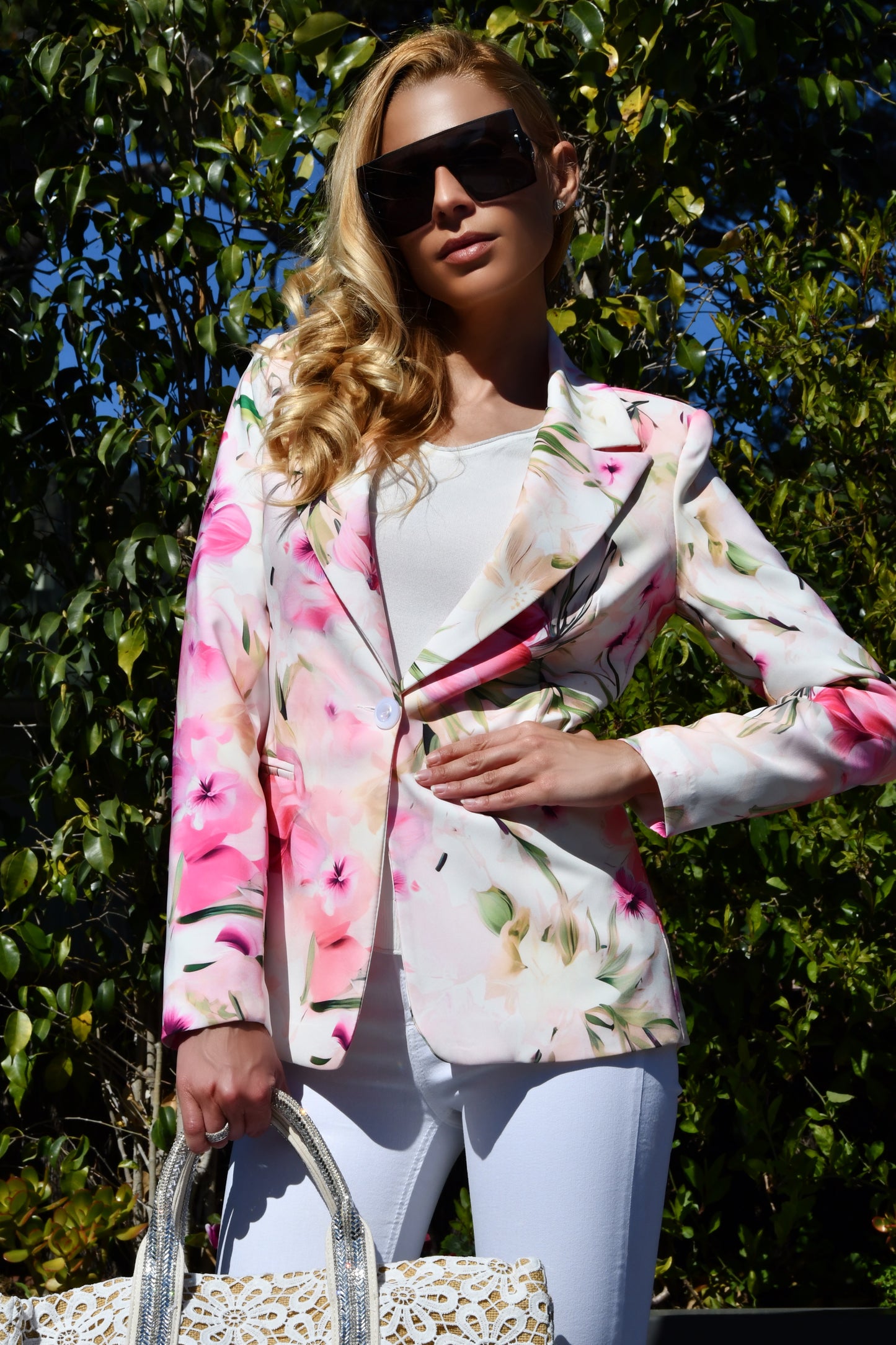 Bolso Flowers Diamonds