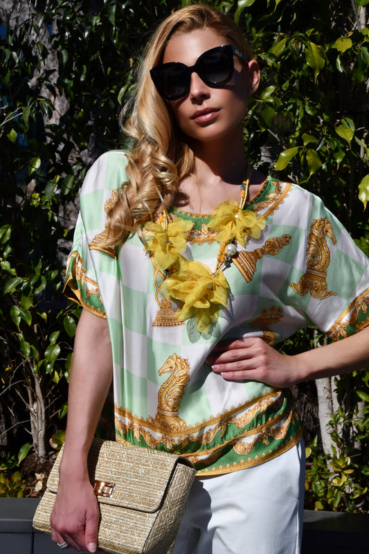 Blusa Ajedrez